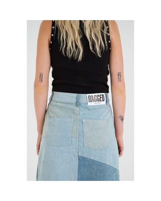 The Ragged Priest Blue Rag Patchwork De