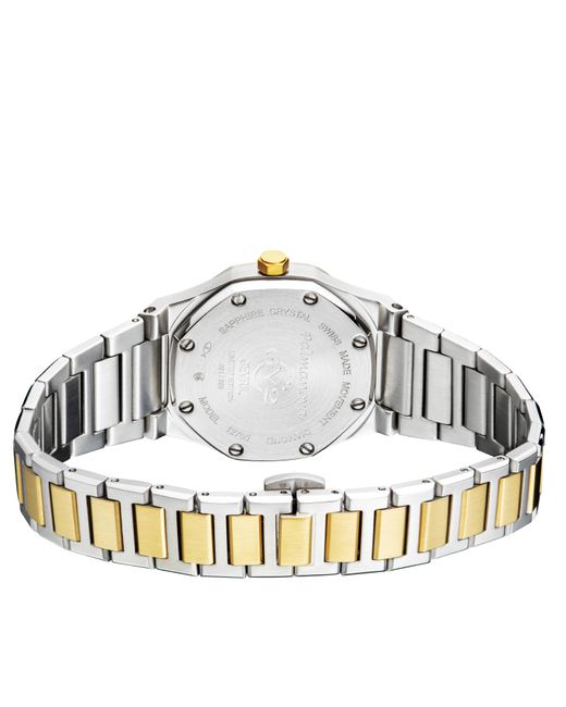 Gv2 Metallic Palmanova 12705 Swiss Quartz Dial Two Tone Diamond Watch