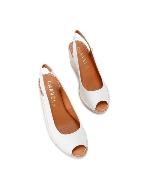 Carvela Kurt Geiger White Florence Espadrilles