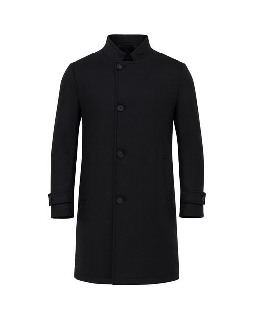 Ted Baker Black Radford Wool Coat for men