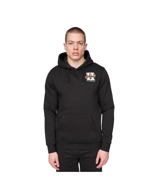 Henleys Black Aitchen Hoodie for men