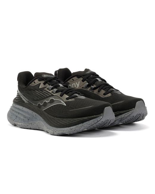 Saucony Black Hurricane 24 Trainers for men
