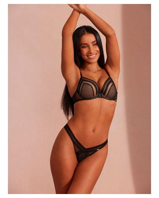 Gossard Black Contradiction Thong
