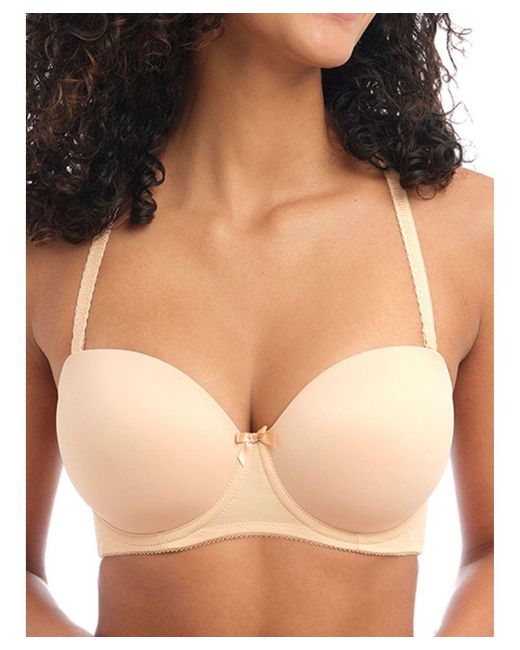 Freya Brown Deco Strapless Moulded Bra