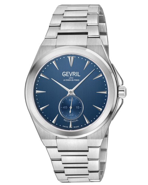 Gevril Blue Montauk 'S316L Stainless Steel Case, Dial, 316L Bracelet Watch for men
