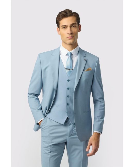 Ted Baker Blue Single Breasted Two Button Slim Fit Suit Jacket for men