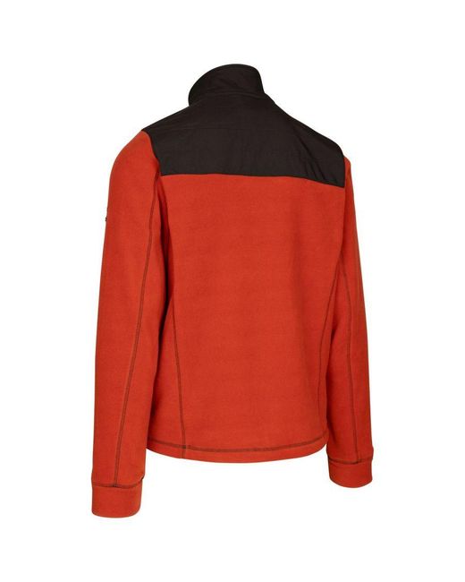 Trespass Red Cowesby At200 Fleece Jacket (Salsa) for men