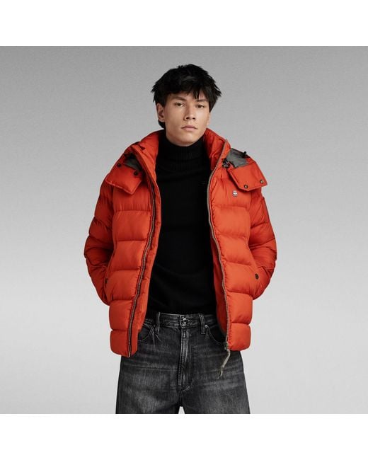 G-Star RAW Red G-tar Whiter Parka for men