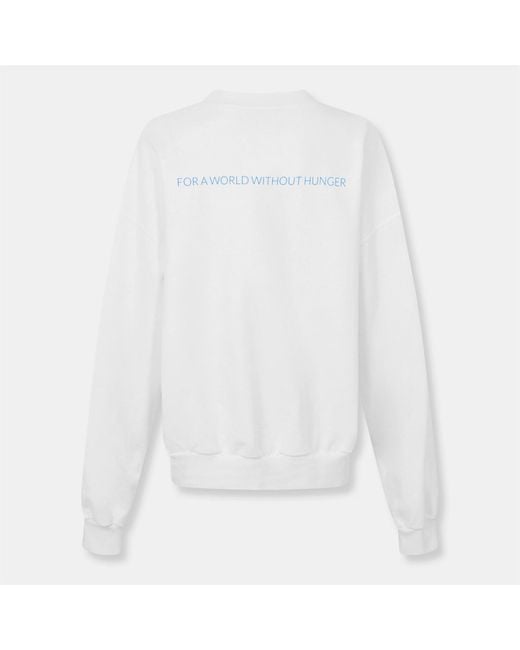 Balenciaga White Crew Sweater