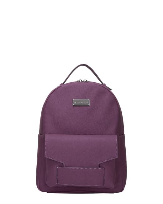 Claudia Canova Purple Adela Matte Backpack