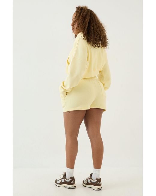DSGN Studio Yellow Loose Fit Sweat Short