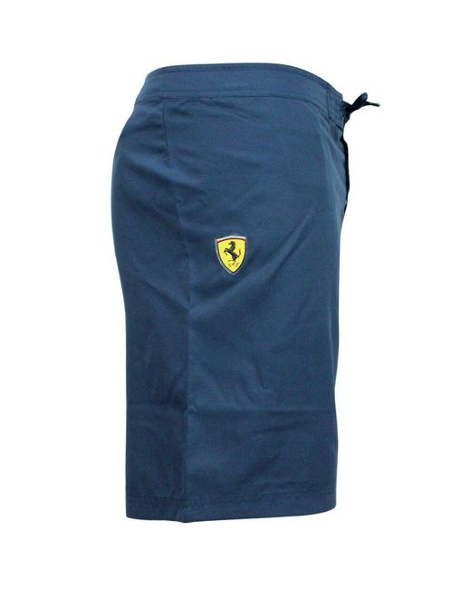 PUMA Blue Sf Ferrari Wing Boardshorts Shorts 761888 05 R7F for men