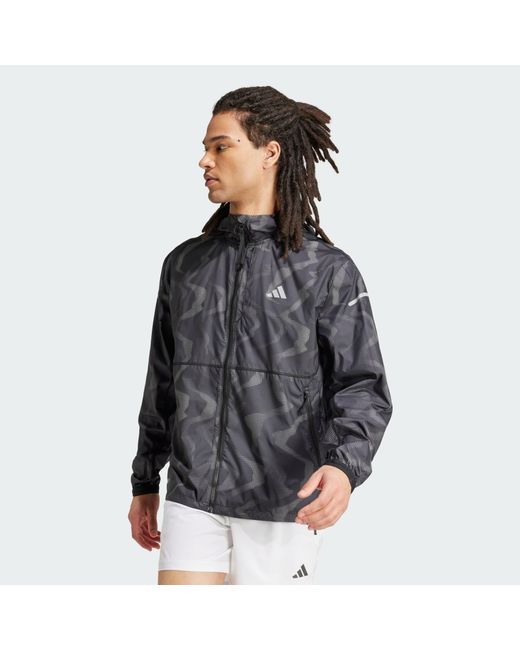 Adidas Originals Gray Ultimate Wind.Rdy Jacket for men