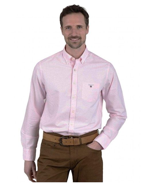 Gant Purple Regular Fit Shirt for men