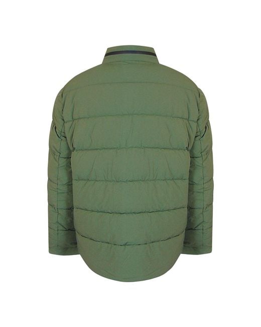 Aquascutum Green Active Sp Mockneck Puffer Jacket Army for men
