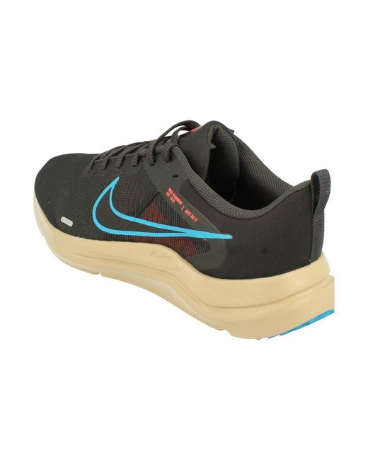 Nike Black Downshifter 12 Road Running Shoes for men