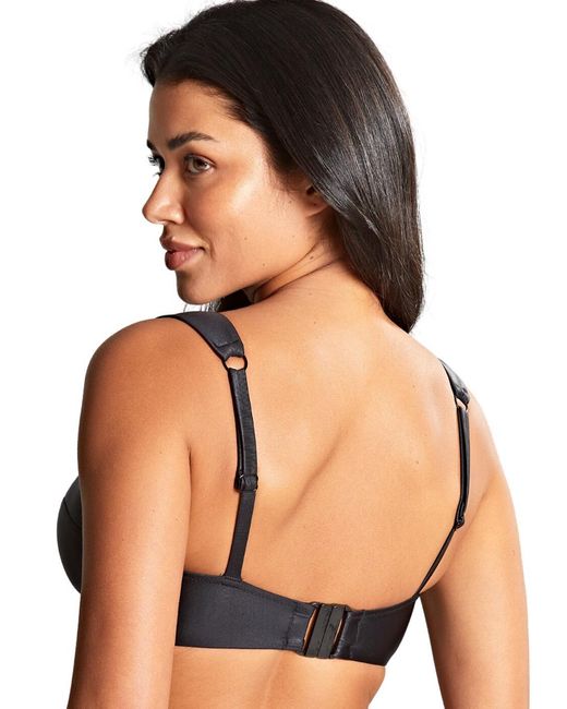 Panache Black Obsidian Bette Balcony Wide Strap Bikini Top