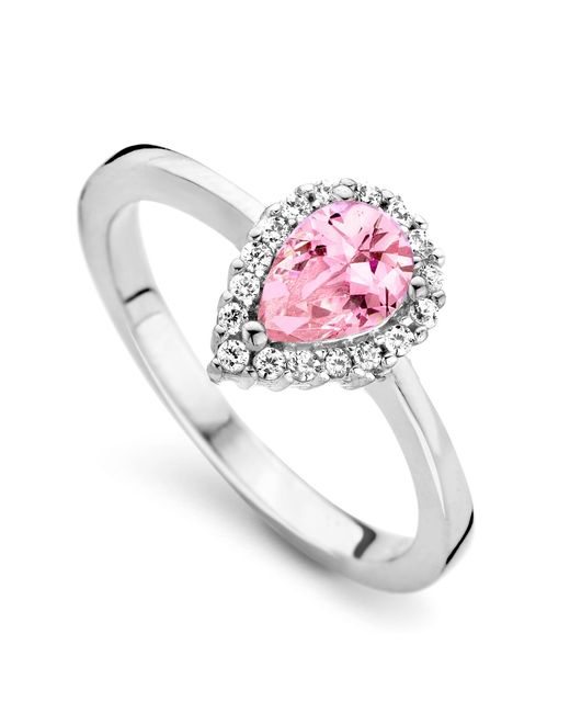 Orphelia Pink 925 Sterling Ring