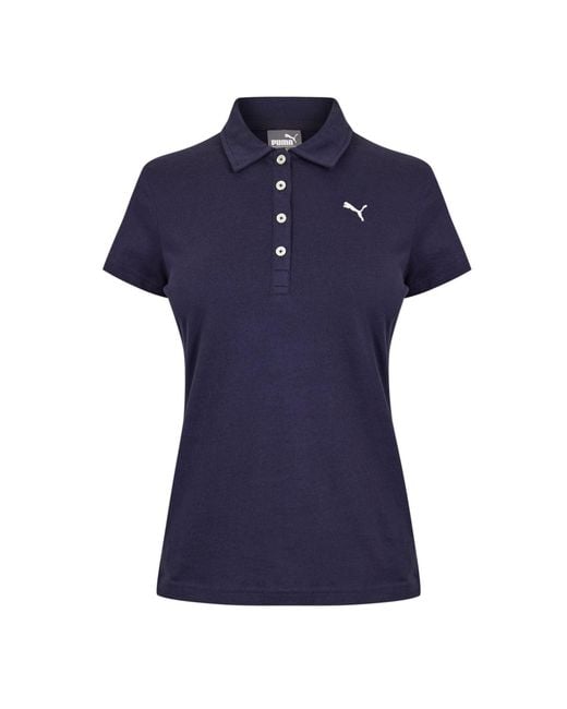 PUMA Blue Bt 445_ Ss Jersey Polo