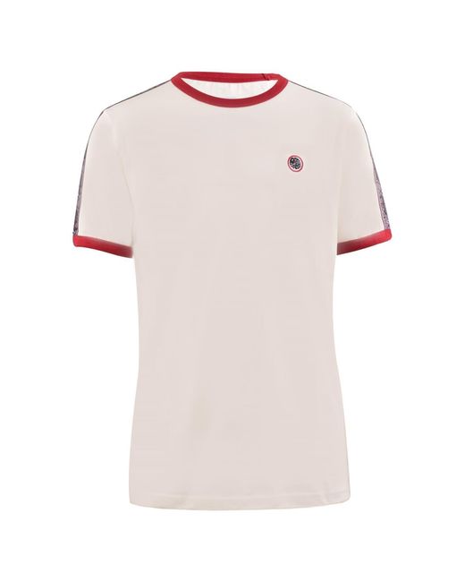 Pretty Green Pink Eclip Tape Regular Fit T-Shirt for men