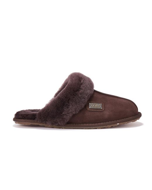 Australia Luxe Brown Closed Mule Beva