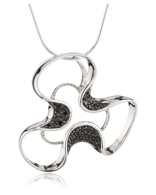 Orphelia Metallic 925 Sterling Chain With Pendant