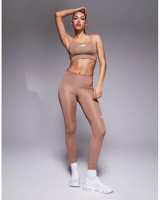 The North Face Gray Flex Logo Low Support Bra