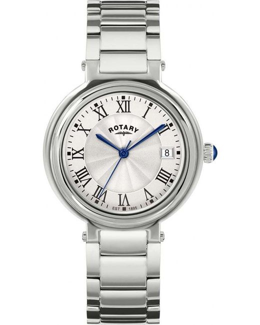 Rotary Gray Rlb10009-70 Ladies Heritage Watch