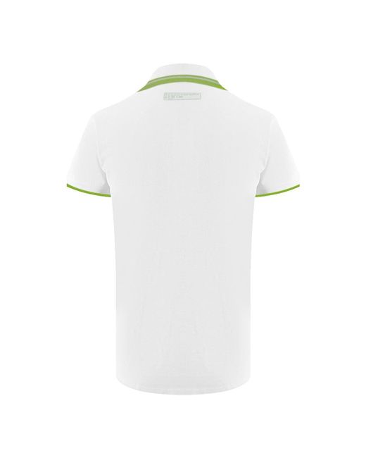 Philipp Plein White Performance Logo Stretch Polo Shirt Cotton for men