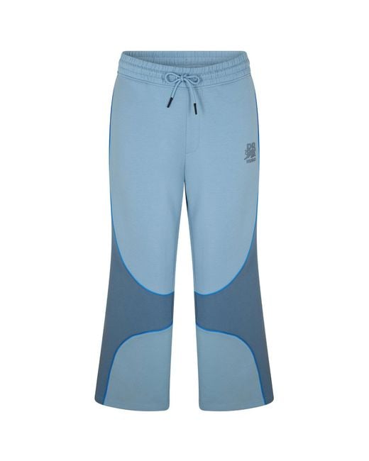 HUGO Blue Dinodie Woven Colour Block Joggers for men