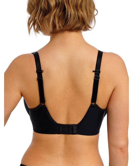 Freya Black Essentially Smooth Balcony T-Shirt Bra