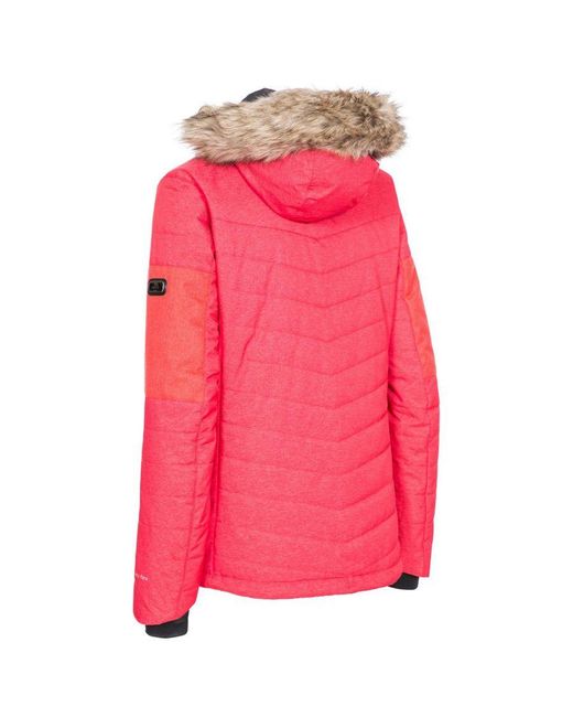 Trespass Pink Ladies Tiffany Ski Jacket (Hibiscus)