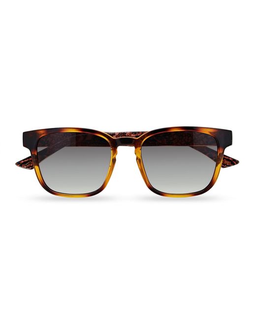 Ted Baker Brown Rectangle Polished Dark Tortoise Gradient Tb1635 Surf for men