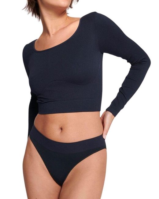 Sloggi Blue Ever Infused Aloe Long Sleeved Top