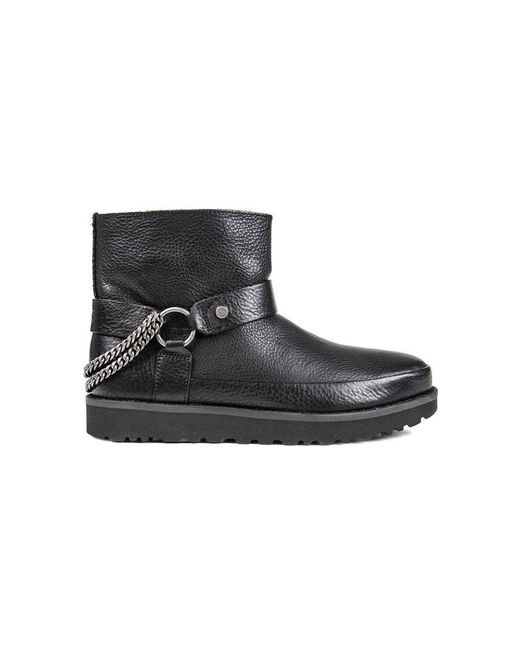 Ugg mini shop leather black