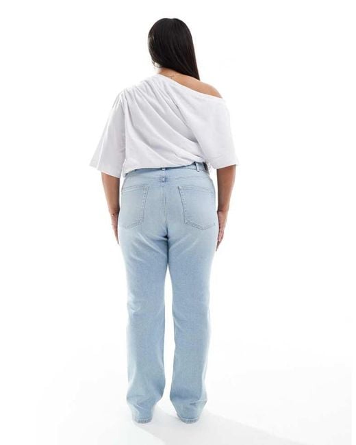 ONLY Blue Wide Leg Jeans