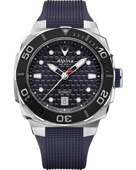 Alpina Gray Seastrong Diver Extreme Watch Al-525N3Ve6 Rubber for men