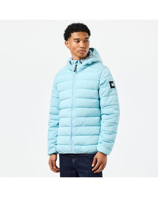 Weekend Offender Blue La Guardia Padded Jacket for men