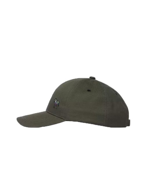 Paul Smith Green Zebra Cap Khaki for men
