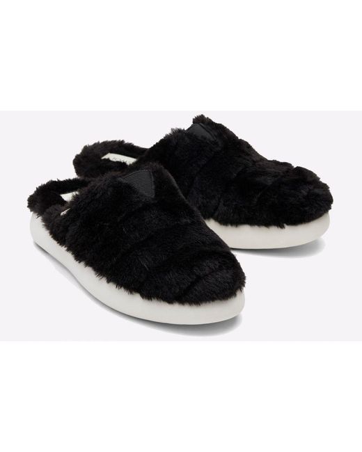 TOMS Black Alpargata Mallow Mule Summer