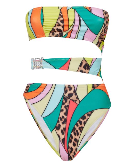 Philipp Plein Monokini in het Blue