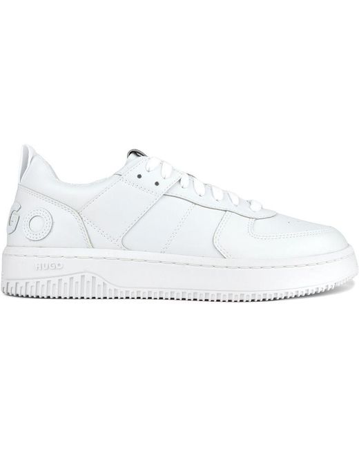 HUGO White Killian Tenn Trainers