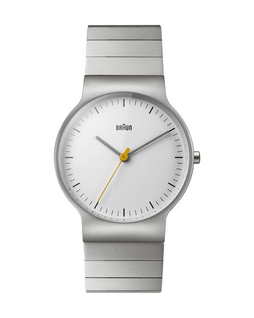 Braun Gray Bn0211Slbtg Classic Slim Watch for men