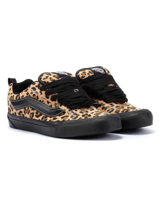 Vans Black Knu Skool Farbe Ledersneaker