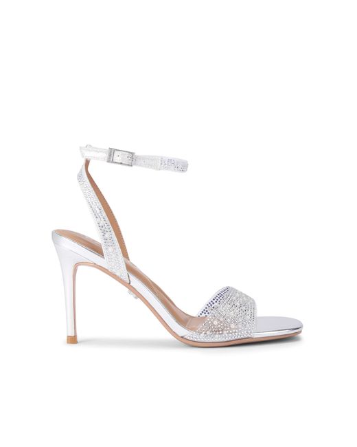 Carvela Kurt Geiger White Positano Vinyl Sandal Sandals