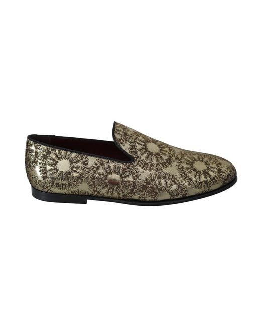 Dolce & Gabbana Wunderschone Jacquard-Loafer in Brown für Herren