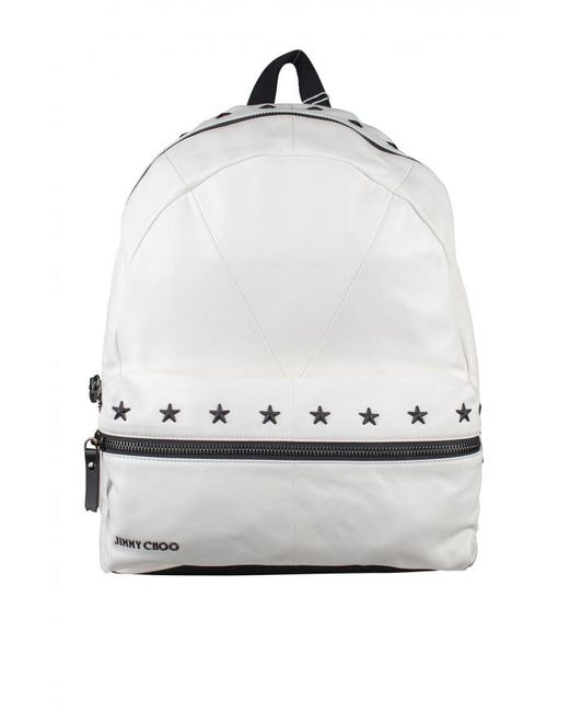 Jimmy Choo Wilmer Rugzak Wit in het White voor heren