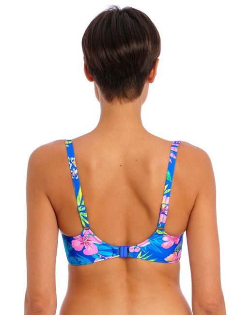 Freya Blue Hot Tropics Sweetheart Bikini Top