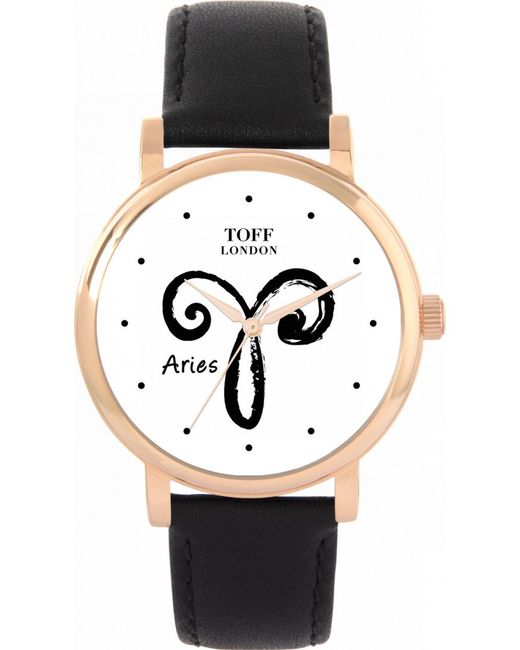 Toff London Black Tlws-35603 Ladies Aries Watch