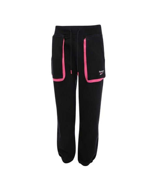 Reebok Orange Ladies Logo Jogging Bottoms